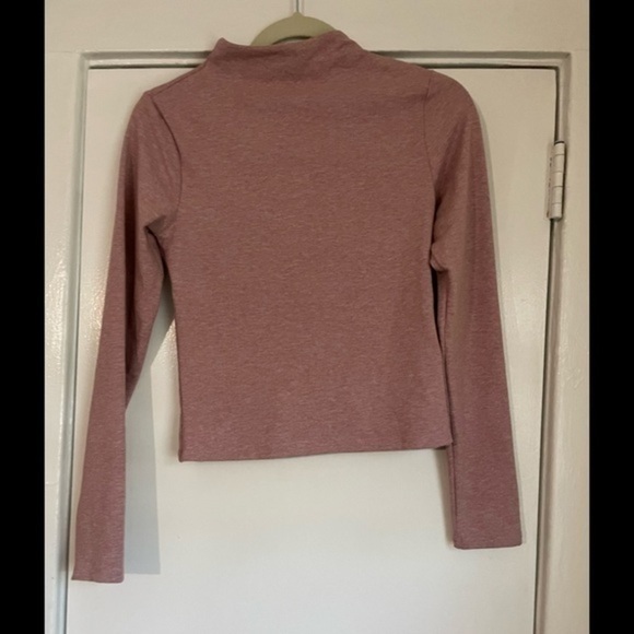 Express Blush Pink long sleeve Top Size Small - Picture 1 of 8